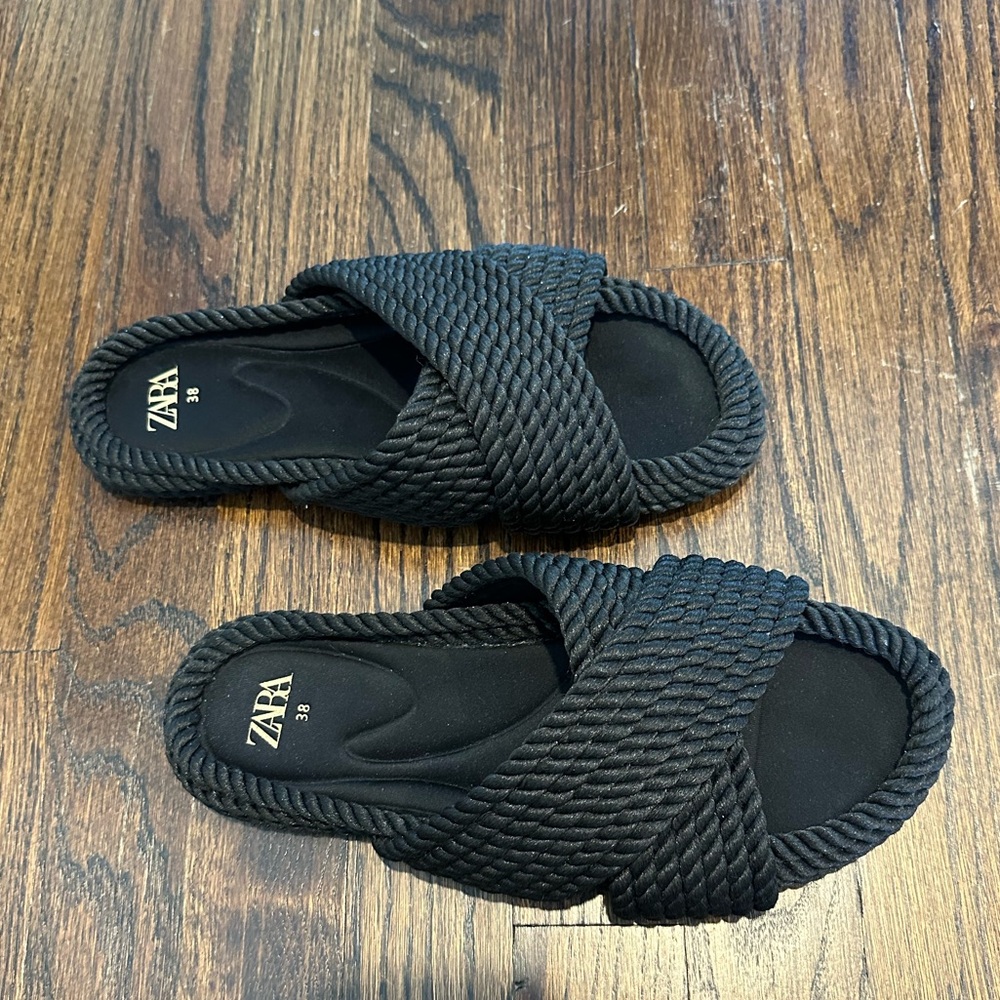 Zara Braided Sandals - Picture 5 of 6